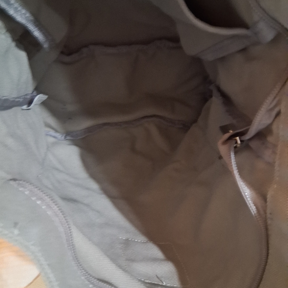 Lily Queen Beige Canvas Backpack - Picture 5 of 5